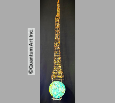 Lighted Copper Pendulum